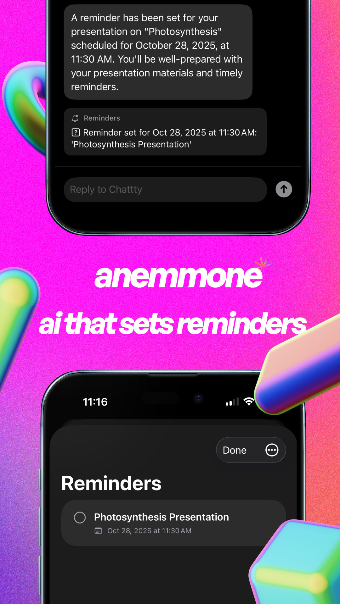 anemmone Features Screenshot